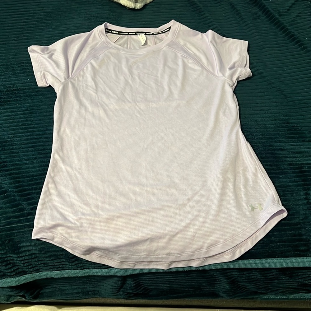 Under armor purple sport shirt